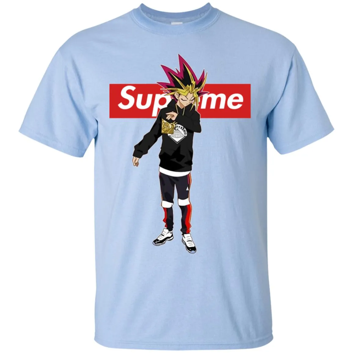 Supreme Yugi Mutou Game Yugioh T-shirt Men Cotton T-Shirt