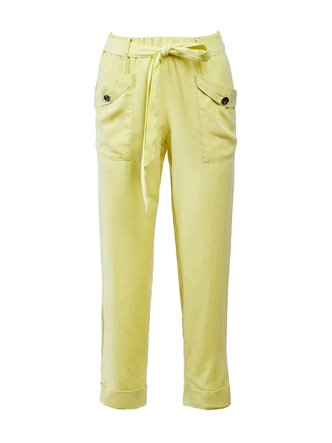 The Cargo Pant in Muted Yellow