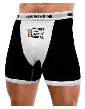 TooLoud Whiskey Is My Spirit Animal Mens Boxer Brief Underwear