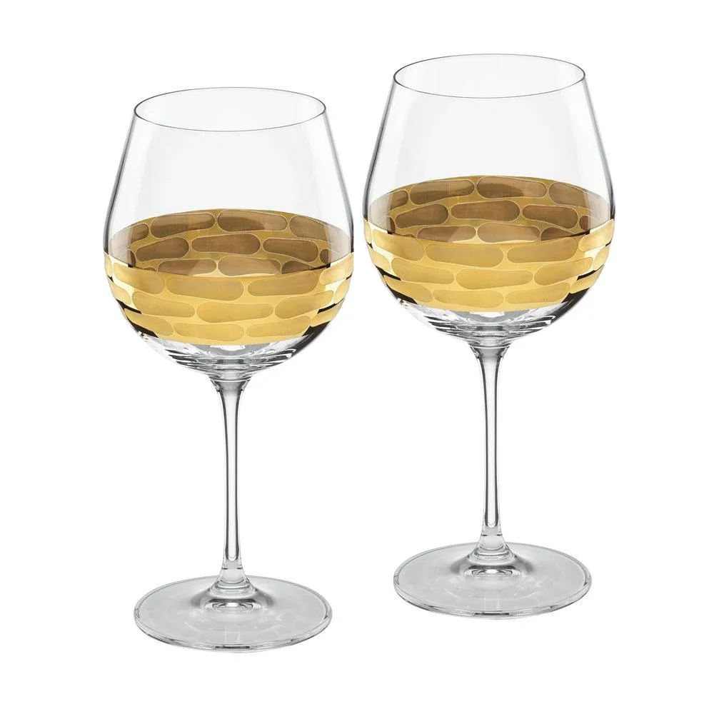 Truro Gold Red Wine Set of 2