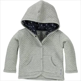 Tumble N Dry Nyles Boys ZERO Cardigan in Light Grey Melange