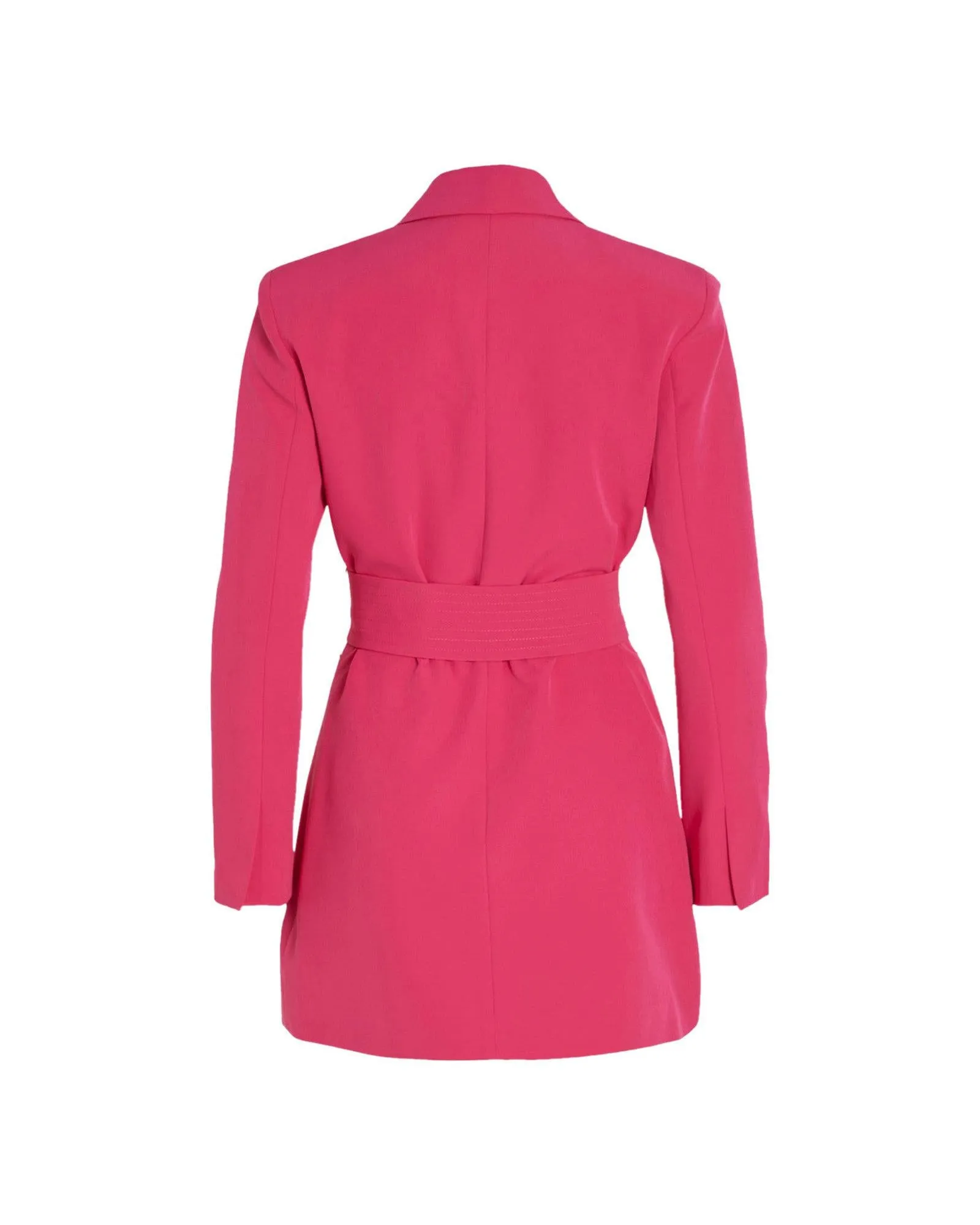 Vila Clothes Belted Blazer Dress Pink