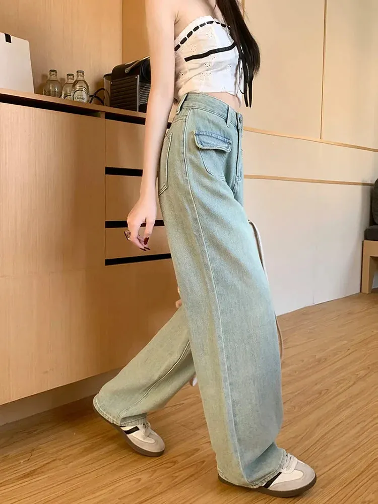 Vintage Wide Leg Streetwear Jeans