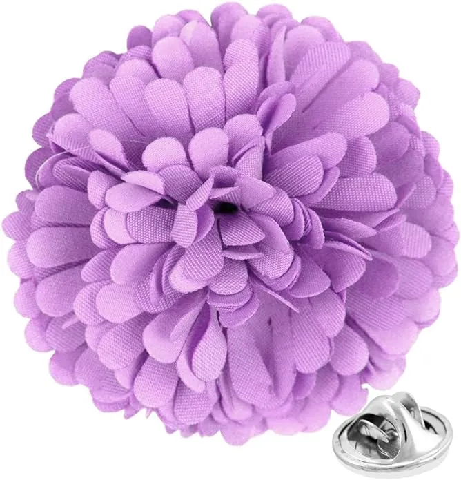 Vittorio Vico Unisex Carnation Flower Lapel Pin