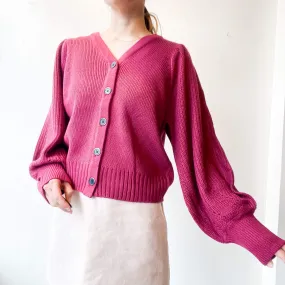 Wagen | Puff Sleeve Cardigan