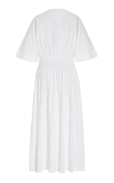 White Cotton Tee Dress