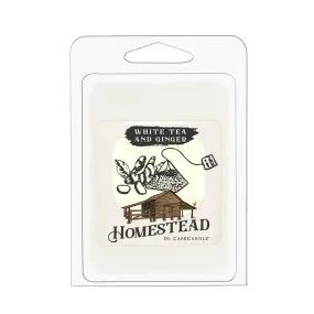 White Tea & Ginger 3.5oz Homestead Soy Wax Melts by Cape Candle