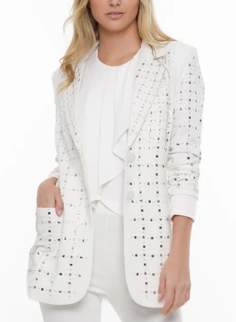 WHY J210002 Star Studded Blazer