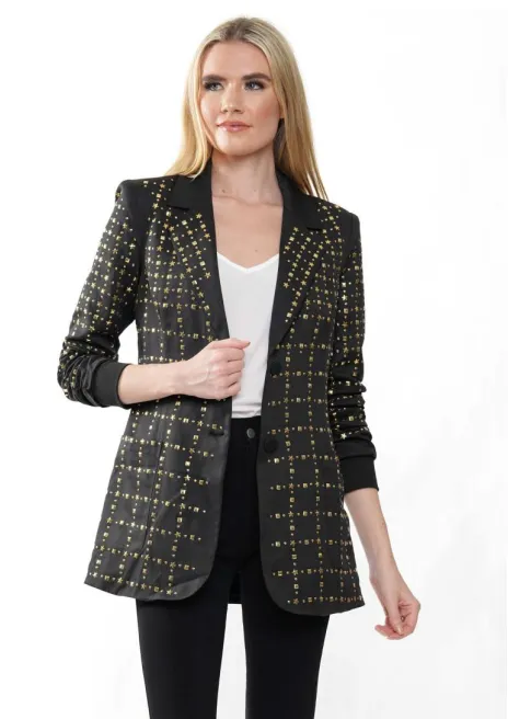 WHY J210002 Star Studded Blazer