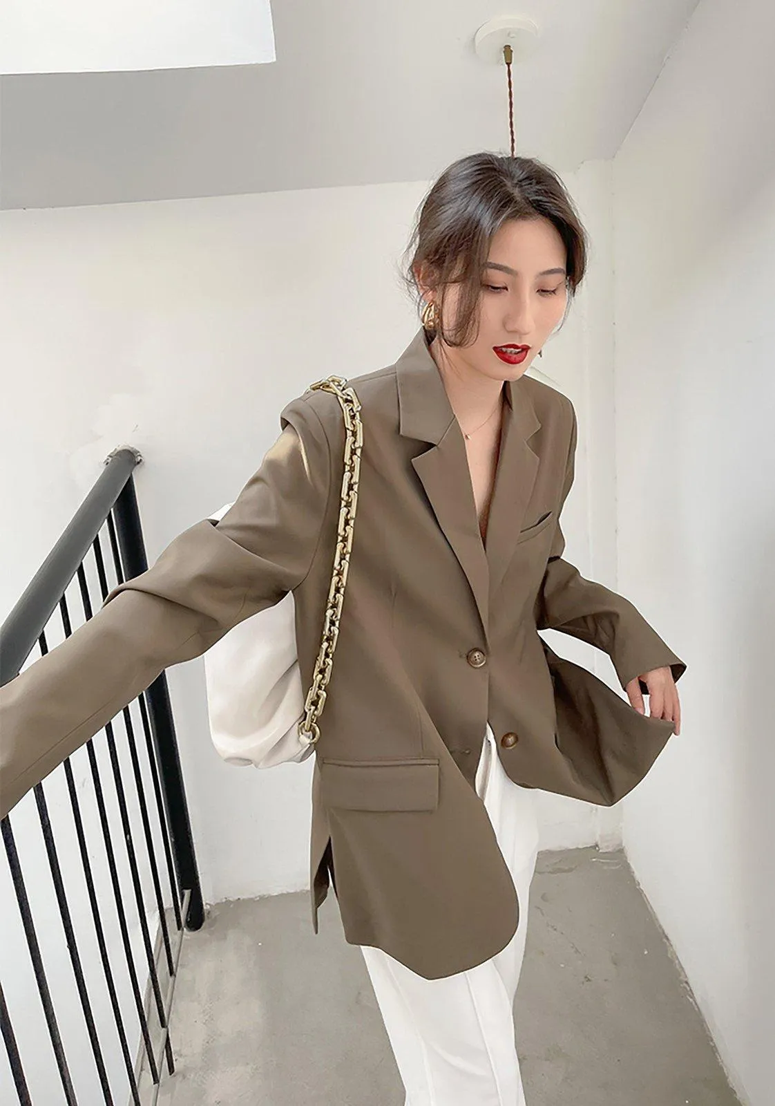 Women Blazer Coat,Oversize Suit,Purple Blazer,Black Suit Coat,Tan Blazer Jacket,Fall coat for women,Plus Size Coat,Wedding guest Suit