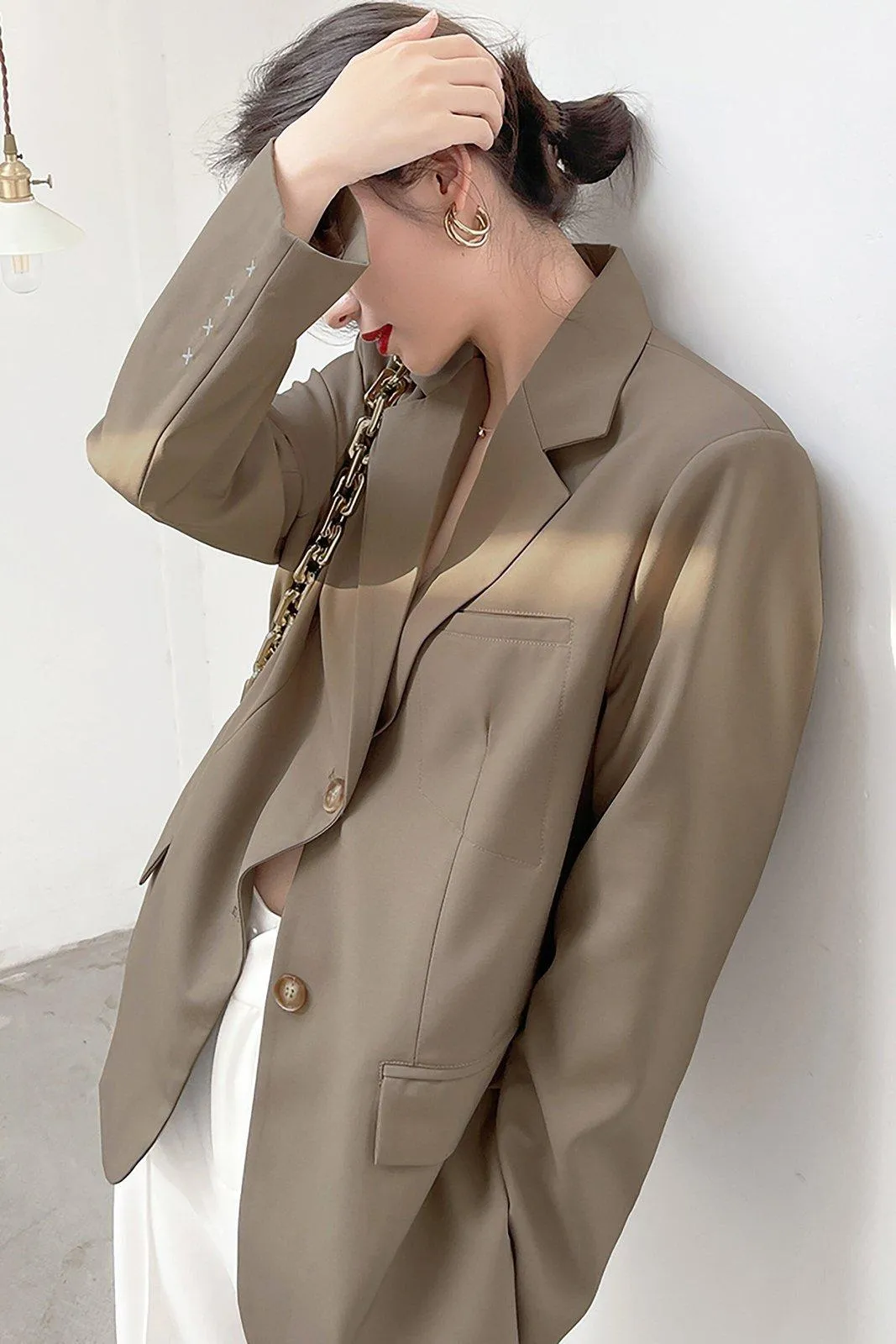 Women Blazer Coat,Oversize Suit,Purple Blazer,Black Suit Coat,Tan Blazer Jacket,Fall coat for women,Plus Size Coat,Wedding guest Suit