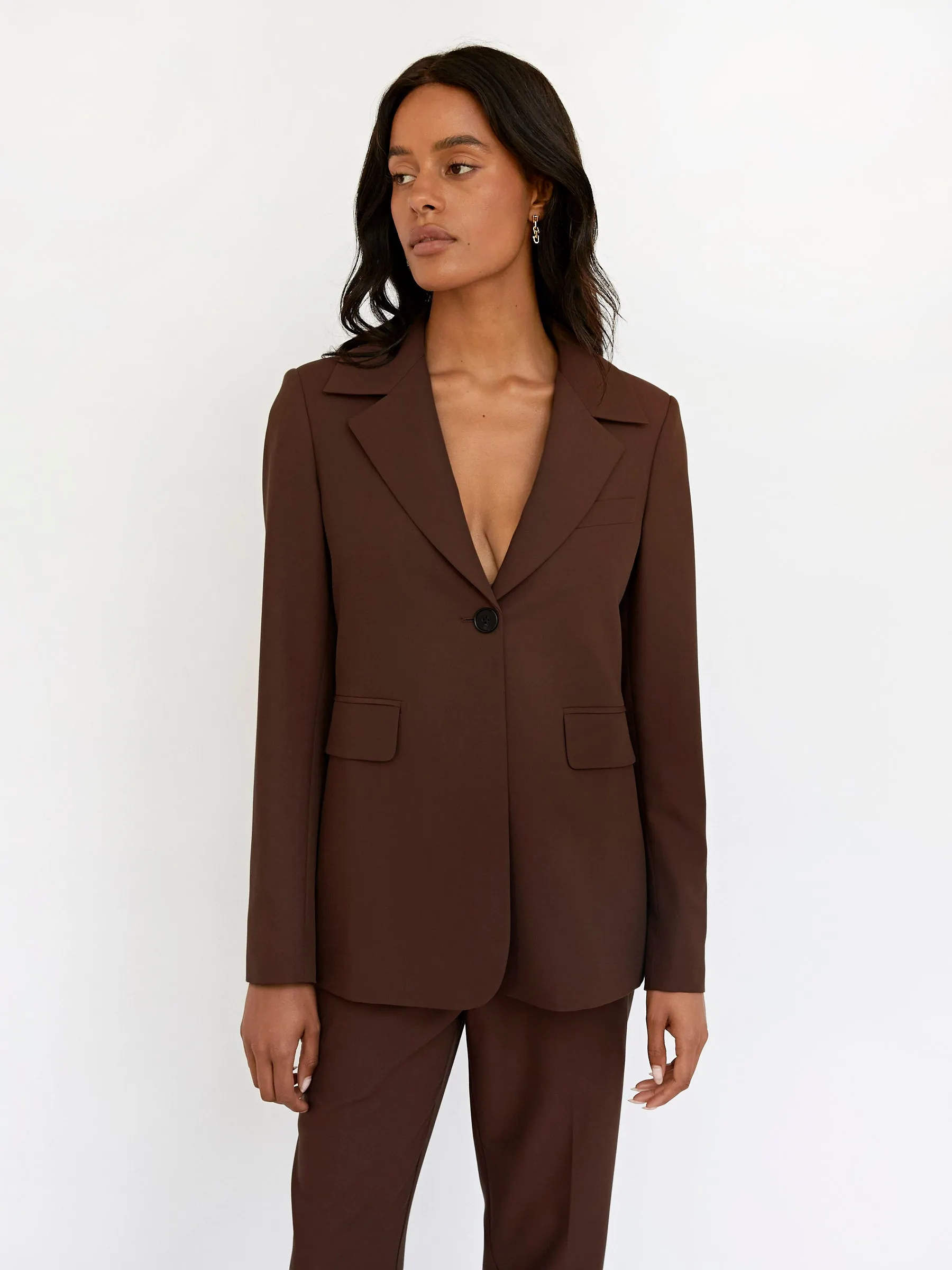 Womens Boxy Blazer