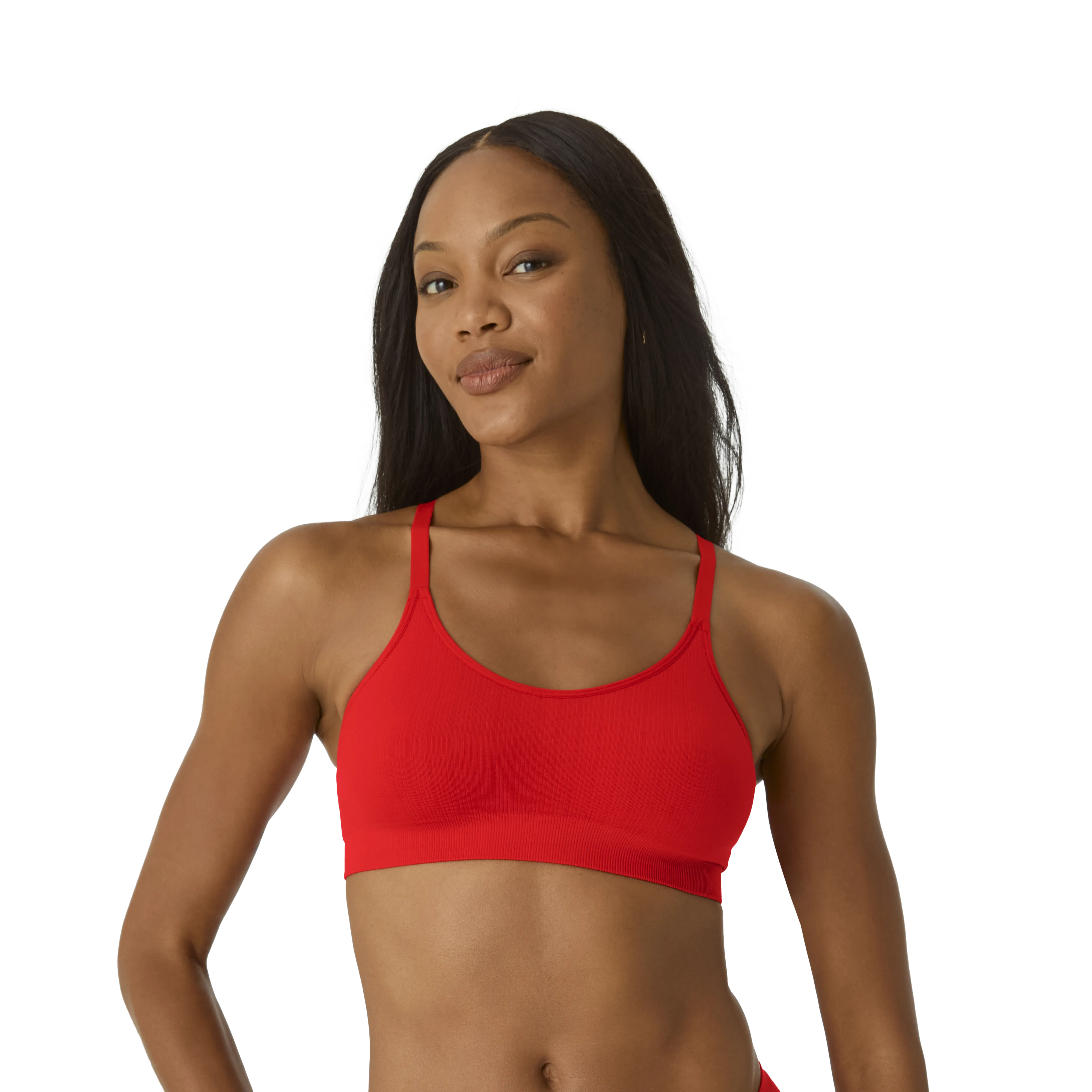 Women's Seamless Scoop Bralette   Brief