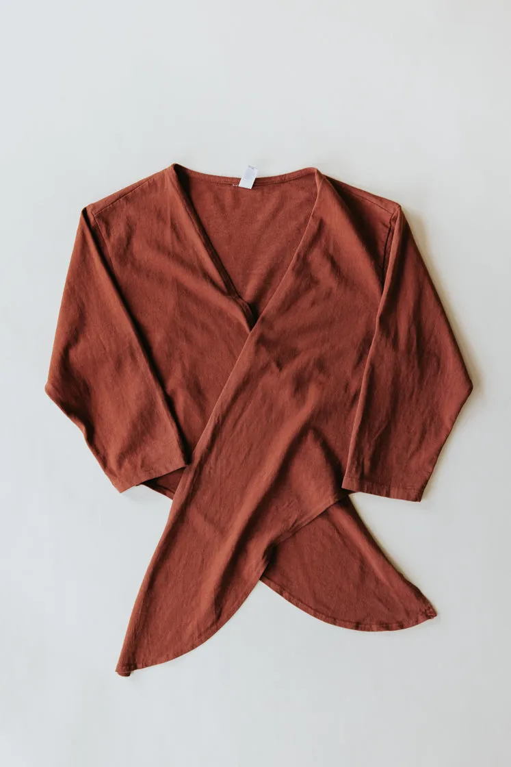 Wrap Top - Rust