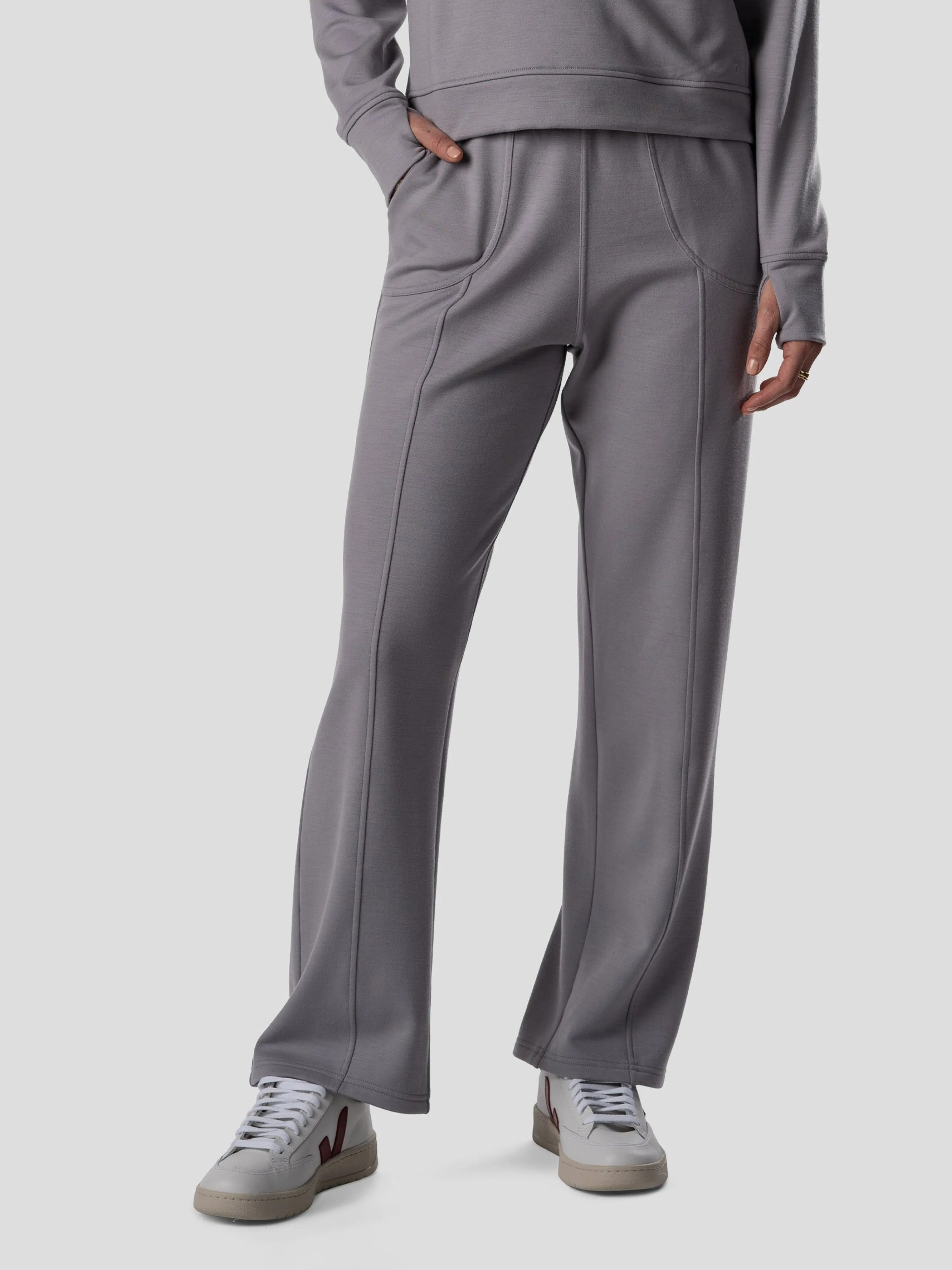 W's Barton Fleece Pant - Oyster