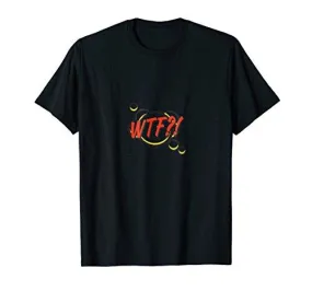 WTF! Cartoon Comic T-shirt Gift Tee