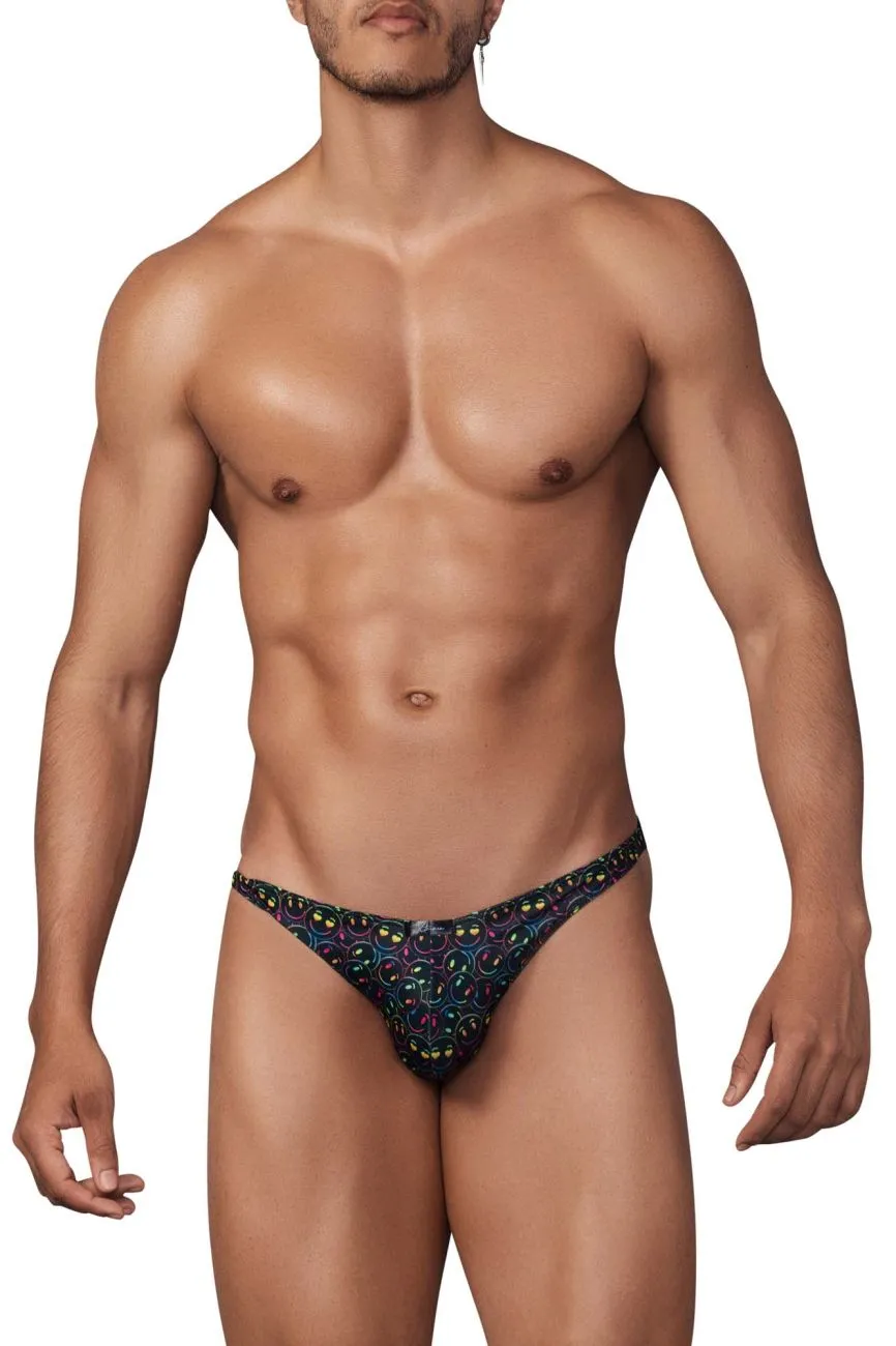 Xtremen 91145 Printed Microfiber Bikini Color Smiley Face