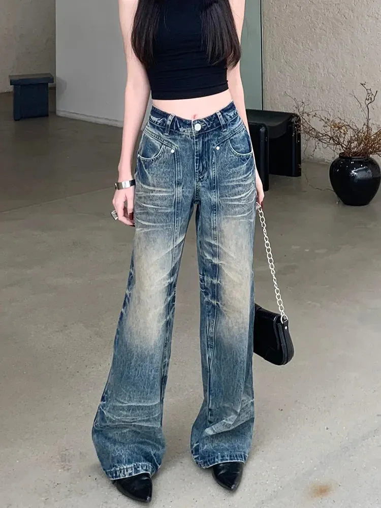 Y2K High Waist Loose American Vintage Jeans