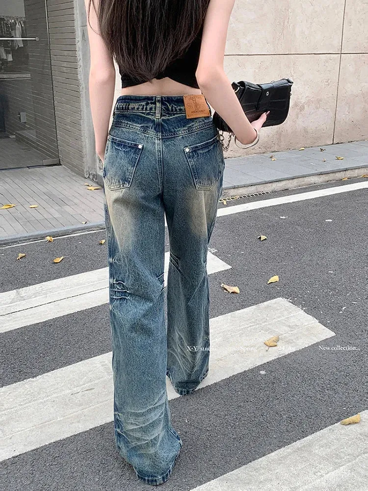 Y2K High Waist Loose American Vintage Jeans