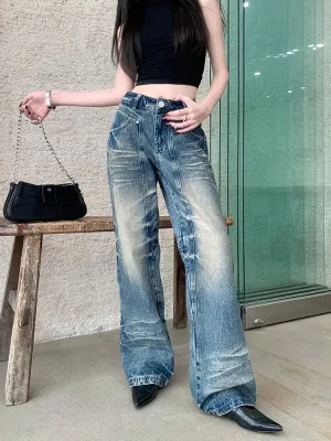 Y2K High Waist Loose American Vintage Jeans